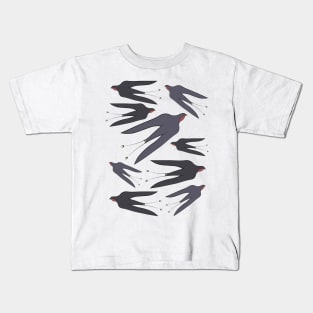 Minoan bronze age swallows illustration Kids T-Shirt